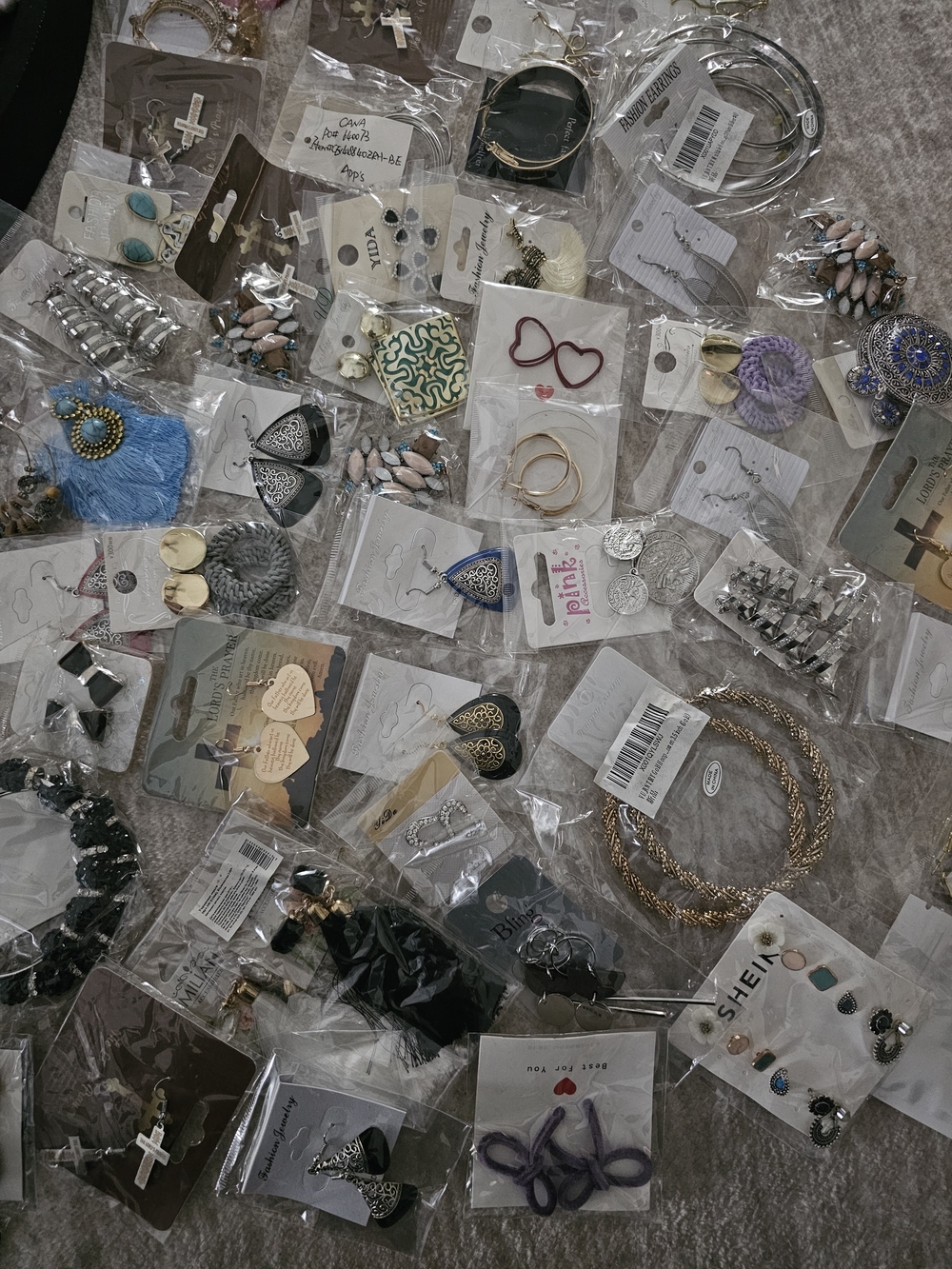 Assorted Earrings Large Lot!! 70+ Pairs!!